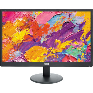 AOC 18.5-inch (46.99 cm) LED Backlit Computer Monitor with 1366 x 768 Resolution - E970SWN (Black)